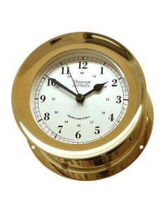 Weems & Plath Atlantis Quartz Ship's Bell Clock Brass - 138 mm