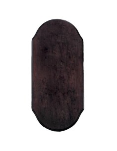 Weems & Plath Large Mahogany Plaque for Two Instruments - 578 mm