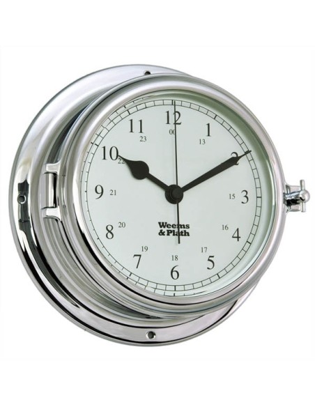 Weems & Plath Endurance II 135 Quartz Clock Chrome - 178 mm