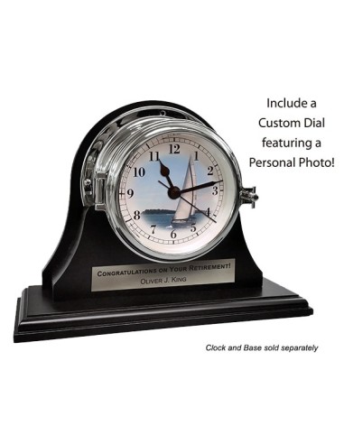 Weems & Plath Endurance II 135 Quartz Clock Chrome - 178 mm