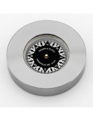 Weems & Plath Nickel-Plated Compass Chart Weight - 76 mm