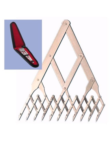Weems & Plath Ten Point Divider Stainless - 6 in