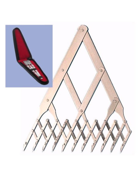 Weems & Plath Ten Point Divider Stainless - 6 in