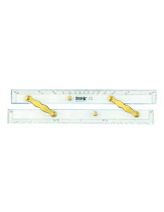 Weems & Plath Deluxe Parallel Rule Brass Arms - 15 in