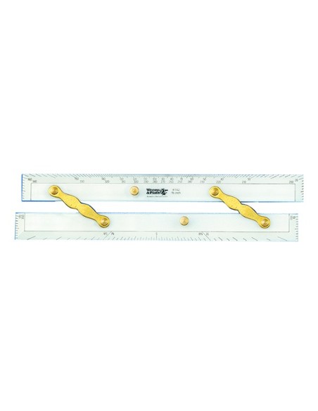 Weems & Plath Deluxe Parallel Rule Brass Arms - 15 in