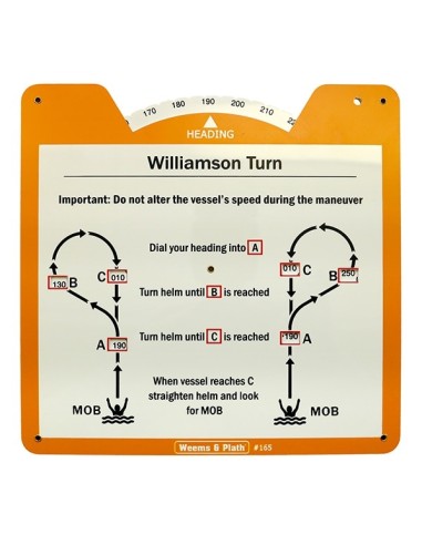 Weems & Plath Man Overboard Wheel - Williamson Turn