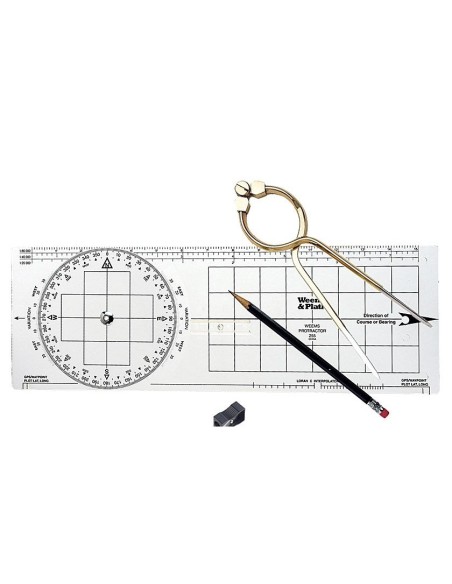 Weems & Plath Basic Navigation Kit 316A with Plotter and Divider